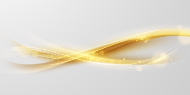 Abstract golden lines background luxury design vector illustration