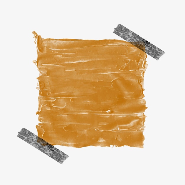 Abstract Golden Splash with Tape Background Design