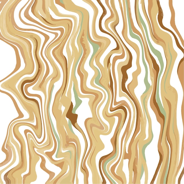 abstract golden wavy marble fluid on dark background