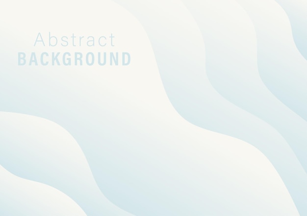 Abstract gradient background cyan gradient color wave line vector background illustration template for website banner backdrop poster