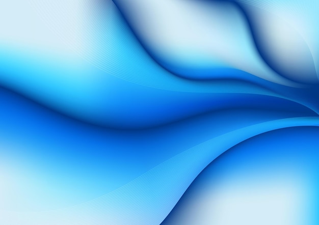 Abstract gradient blue mesh design decorative of wavy background