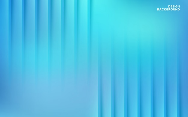 Abstract gradient Blue paper cut shape background