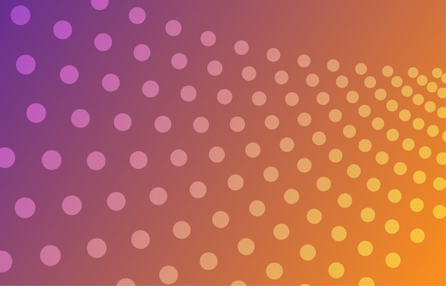 Abstract gradient circular halftone background