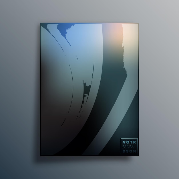 Abstract Gradient Design for posters flyers brochure covers or other printing products Vector illustration