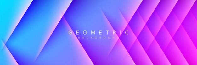 Abstract gradient geometric blue color background cover design trendy templates colorful futuristic