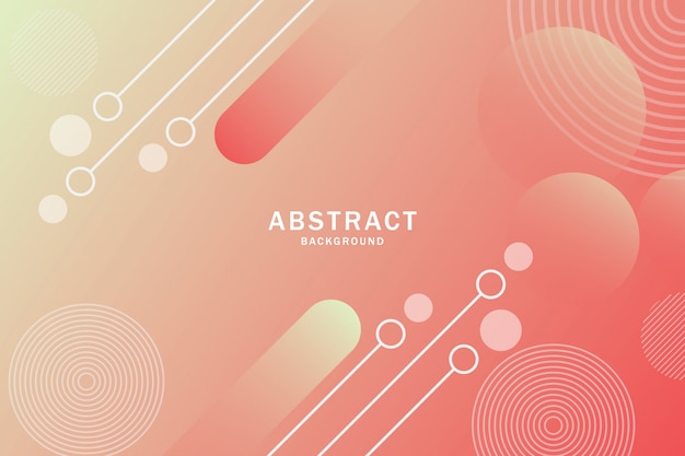 Abstract gradient geometric shapes background.