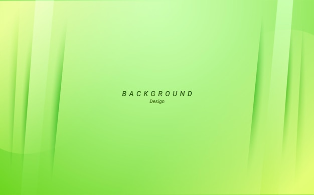 Abstract gradient green line geometric background design