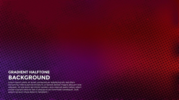 Abstract gradient Halftone grunge design background banner