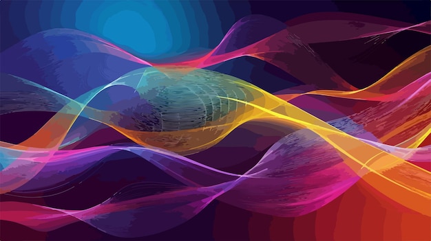 Vector abstract gradient lines vector illustration