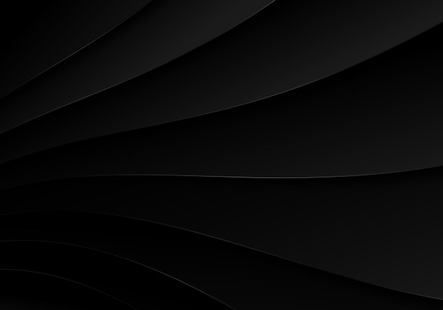 Abstract gradient metallic black template