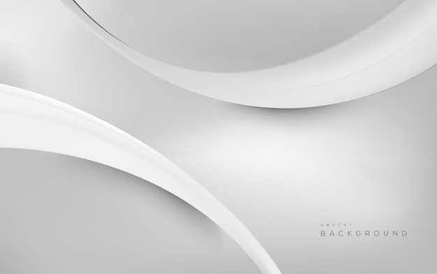 Abstract gray and white background design vector