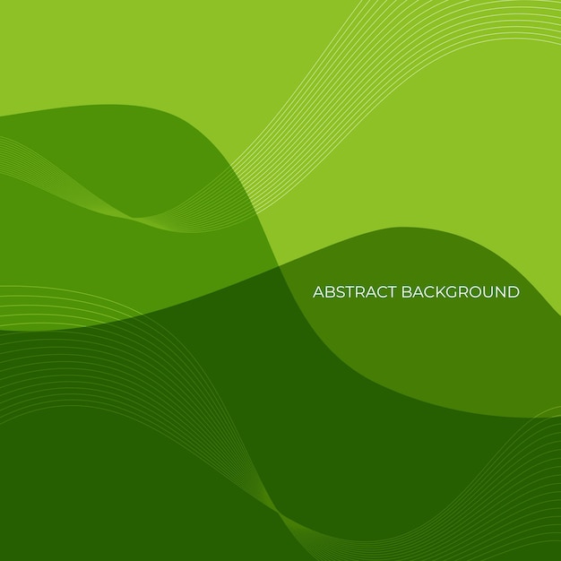 Abstract Green background design and wallpaper art Free Vector