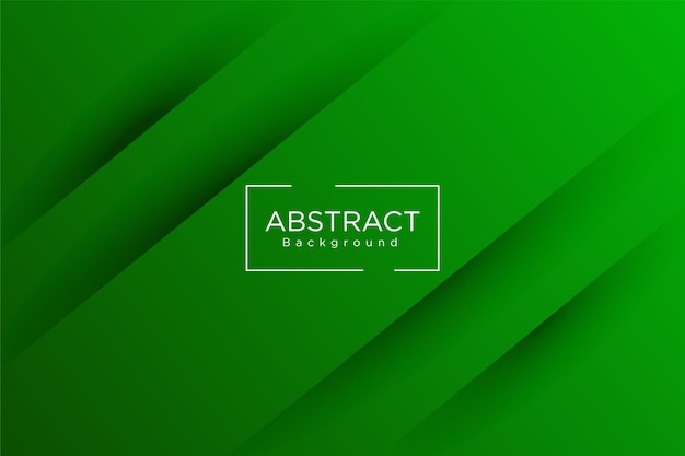 Abstract green background design with lines or vector backdrop