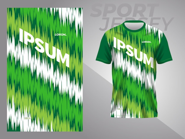 abstract green background and pattern for sport jersey design