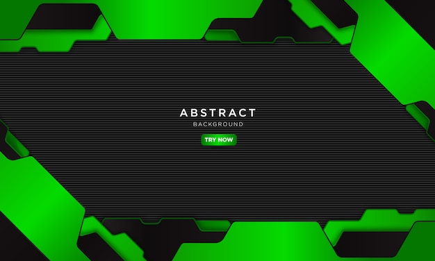 abstract green background with modern shape.