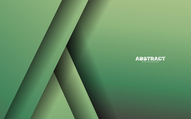 Abstract green color overlap layer background