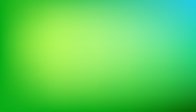 Abstract green gradient color background with blank smooth multicolored style ecology concept