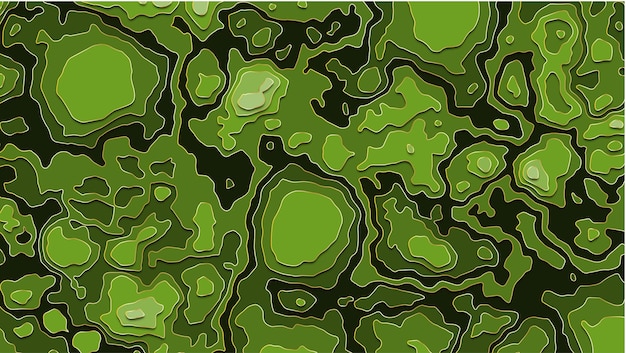 Abstract green liquid background vector illustration