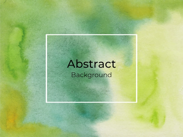 Abstract green watercolor texture background