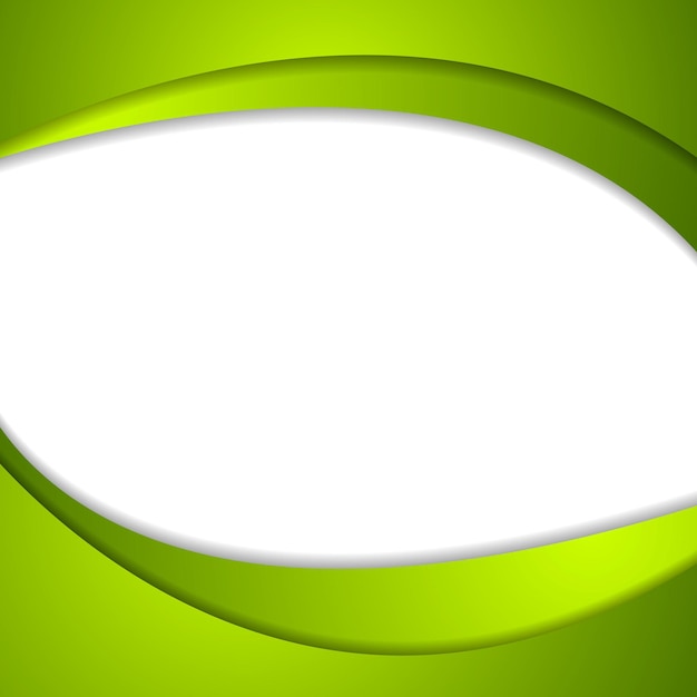 abstract green wavy corporate background