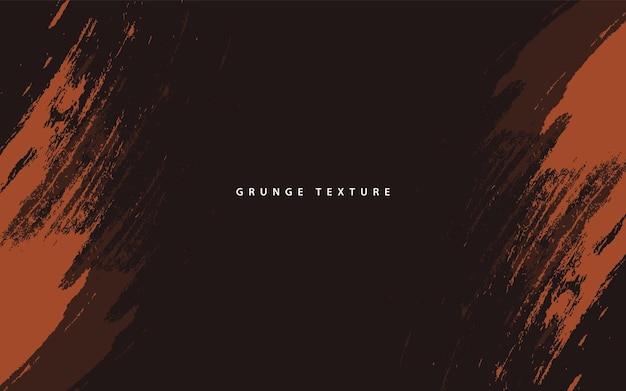 Abstract grunge black orange color background vector