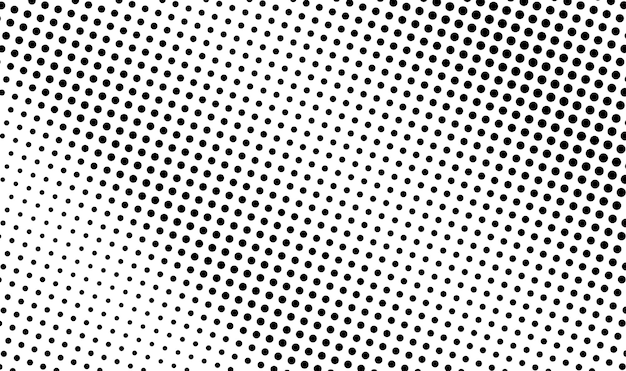 Abstract grunge halftone distorted shapes background design