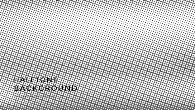 Abstract grunge halftone vector banner design background