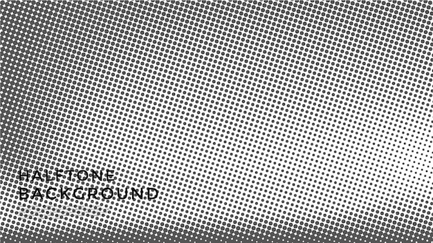 Abstract grunge halftone vector banner design background