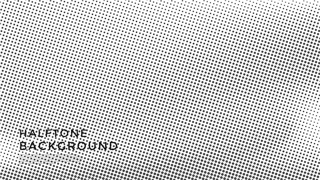 Abstract grunge halftone vector banner design background