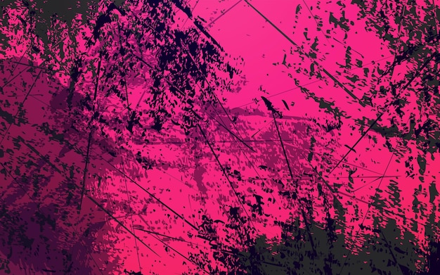 Abstract grunge texture black and magenta color background