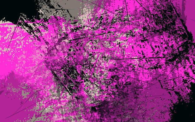 Abstract grunge texture black and pink color background