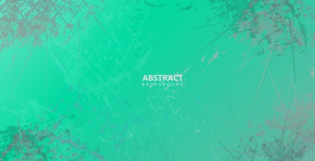 Abstract grunge texture green color background vector