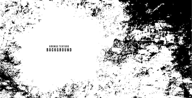 Abstract grunge texture monochrome background vector