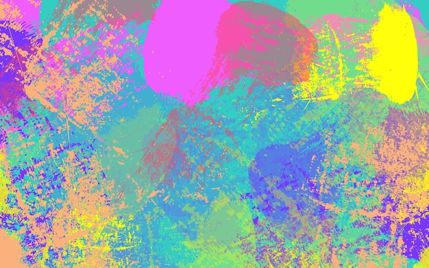 Abstract grunge texture rainbow color illustration