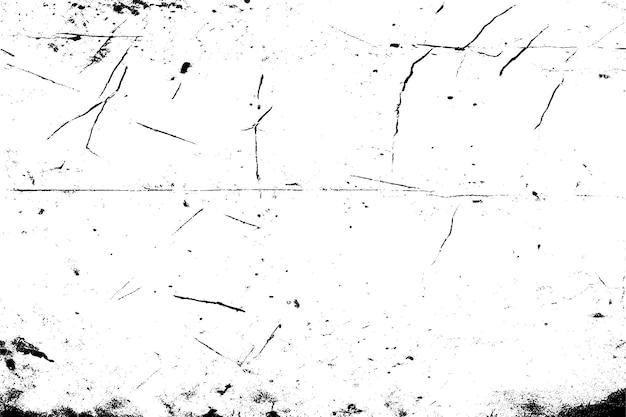 Abstract Grunge Texture of Scratches on Concrete Floor Vector Background