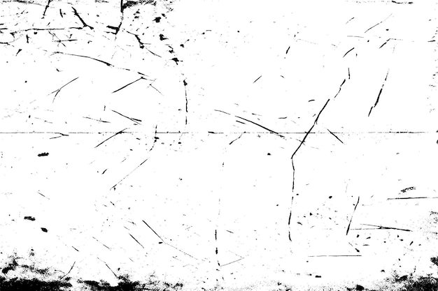 Abstract Grunge Texture of Scratches on Concrete Floor Vector Background