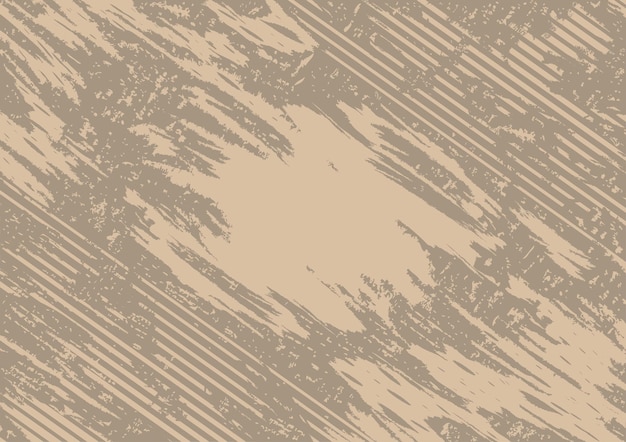 Abstract grunge texture and stripes pattern background rough dirty beige color wallpaper template