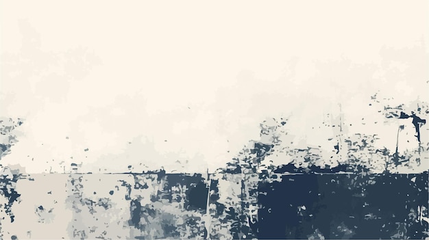 Vector abstract grunge textures in black and white horizontal design