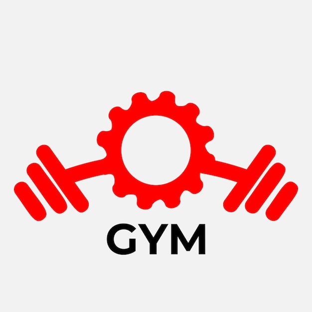 Abstract Gym modern emblem logo design