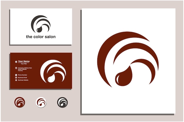 abstract hair logo