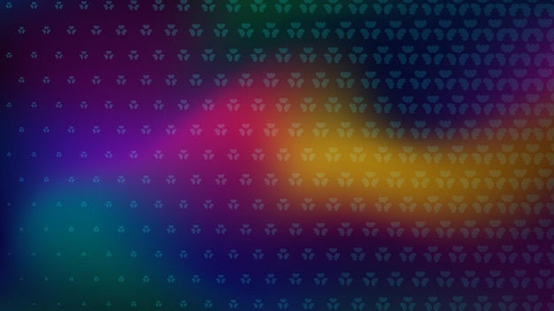 Abstract halftone background of small symbolson colored spots