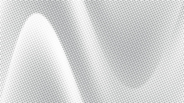 Abstract halftone design on white background