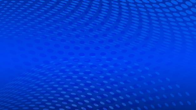 Abstract halftone dots background in blue colors