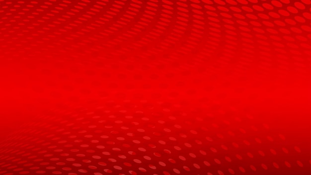 Abstract halftone dots background in red colors