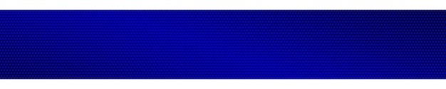 Abstract halftone gradient horizontal banner in blue colors