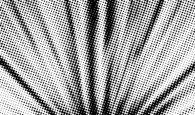 abstract Halftone vector background black and white dots shape