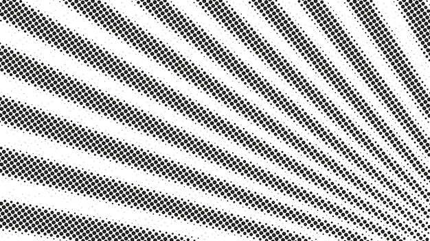 Abstract halftone vector background black and white dots shape