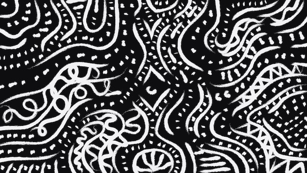 Abstract hand drawn brush background