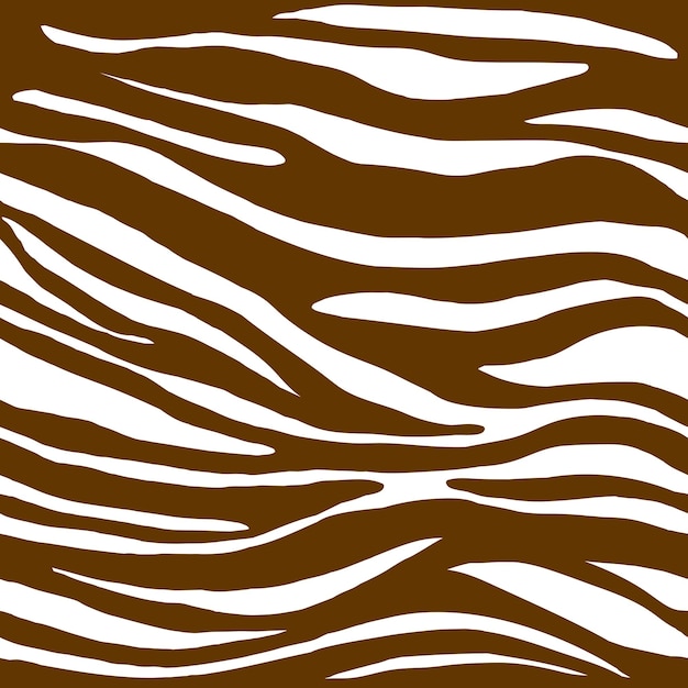 Abstract hand painted brown background Animal zebra skin Seamless pattern