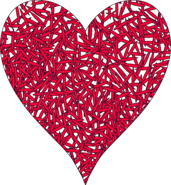 Abstract heart illustration